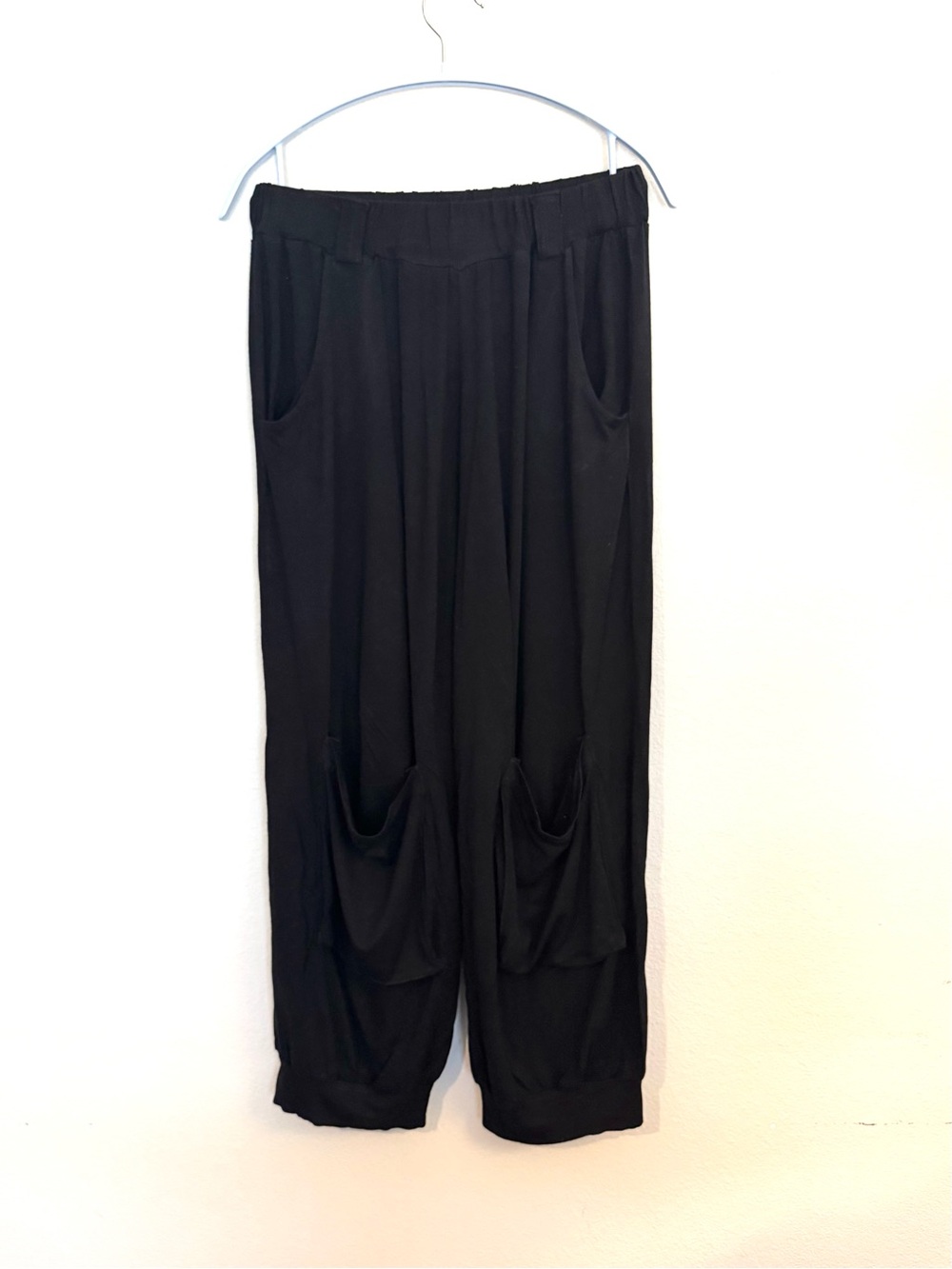 Luukaa Black Wide Leg 4 pocket Pants